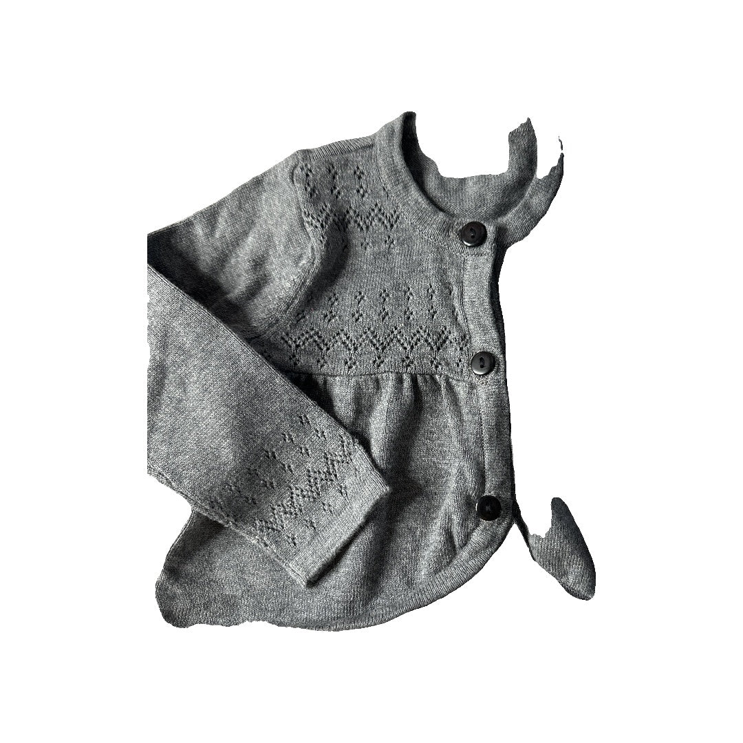 Kanz Girls Grey Sweater Size: 6-9 months Grey