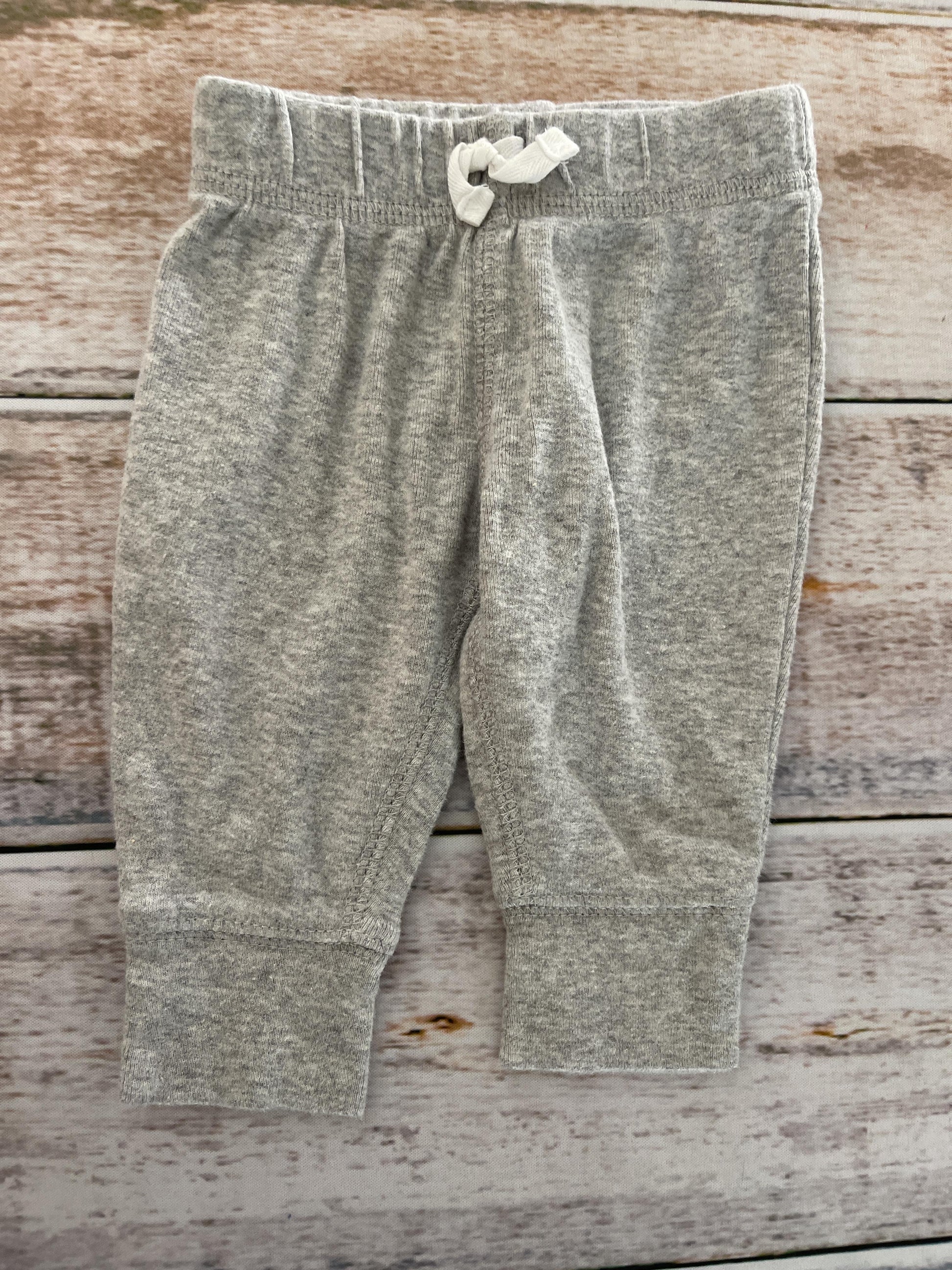 Carters Unisex Grey Pants Size: 3 months Grey