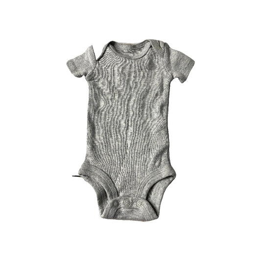 Carters Unisex Grey Onesie Size: Newborn Grey