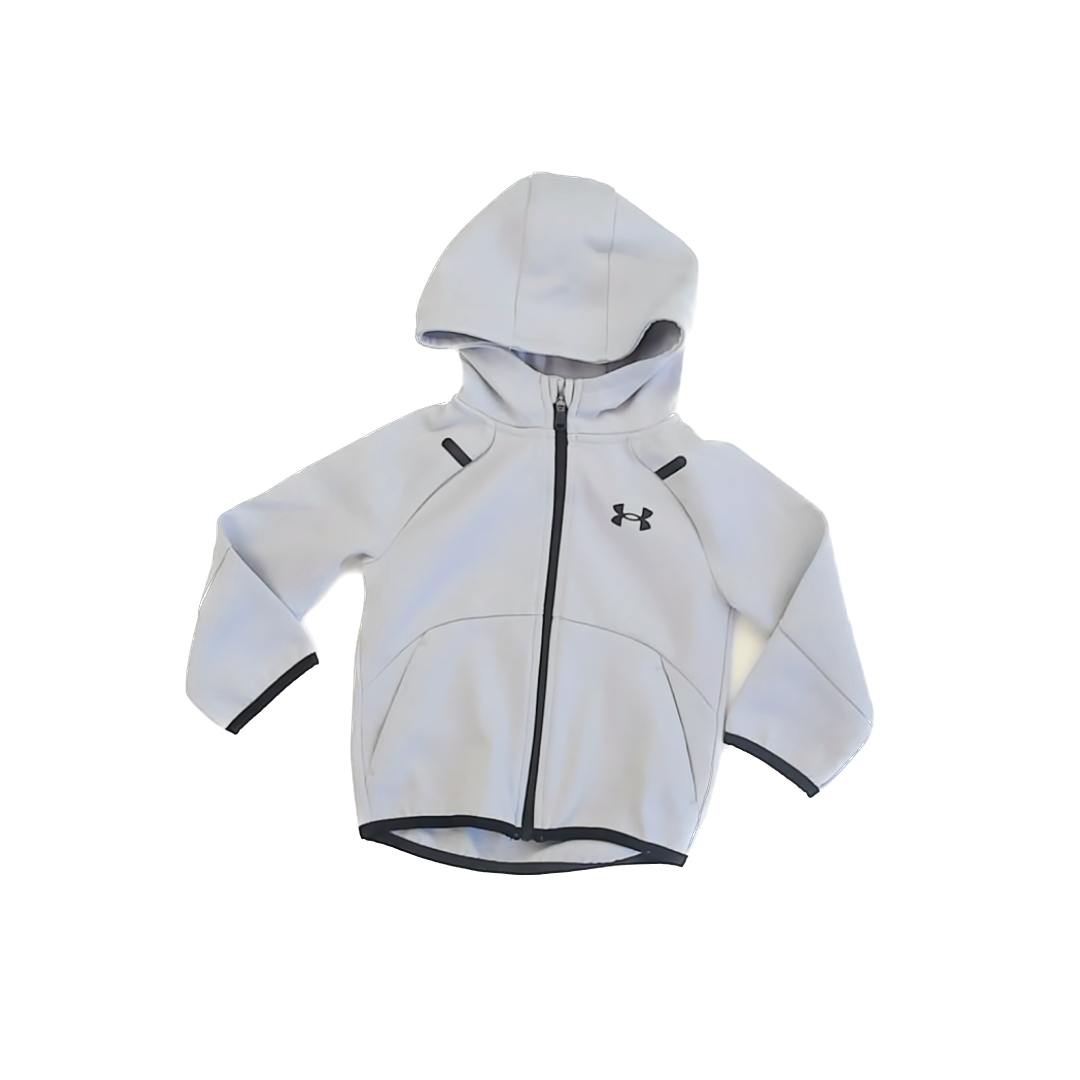 Under Armour Boys Grey Hoodie Size: 18 Months Grey