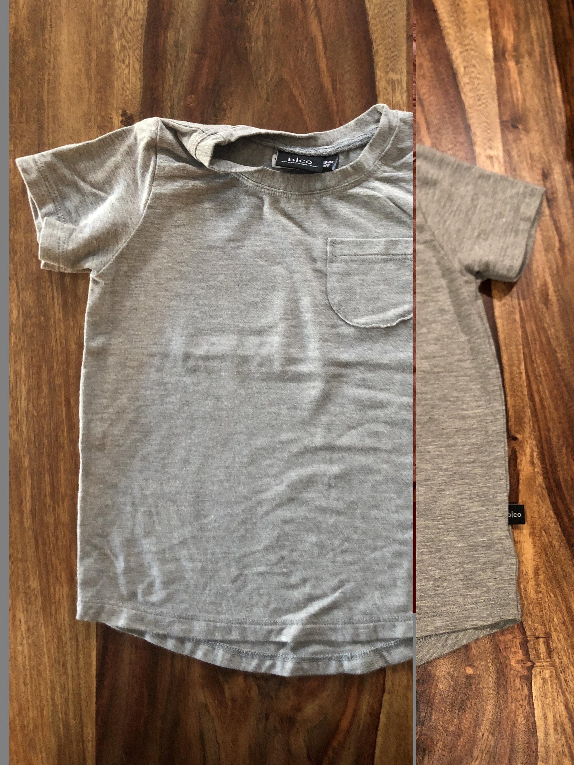 BabySprouts co Boys Grey T-Shirt Size: 18-24 months Grey