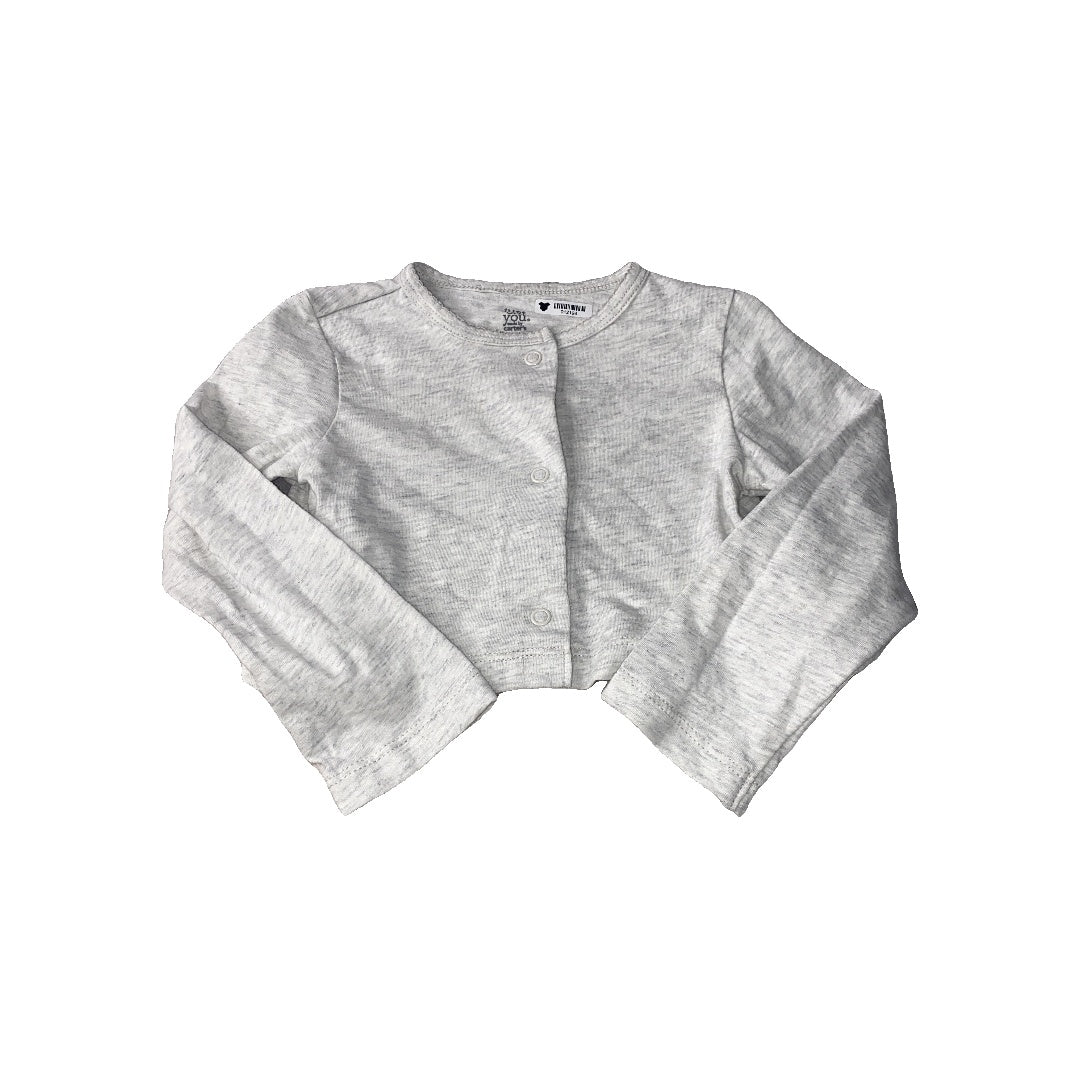 Carters Girls Grey Shirt Size: 24 months Grey