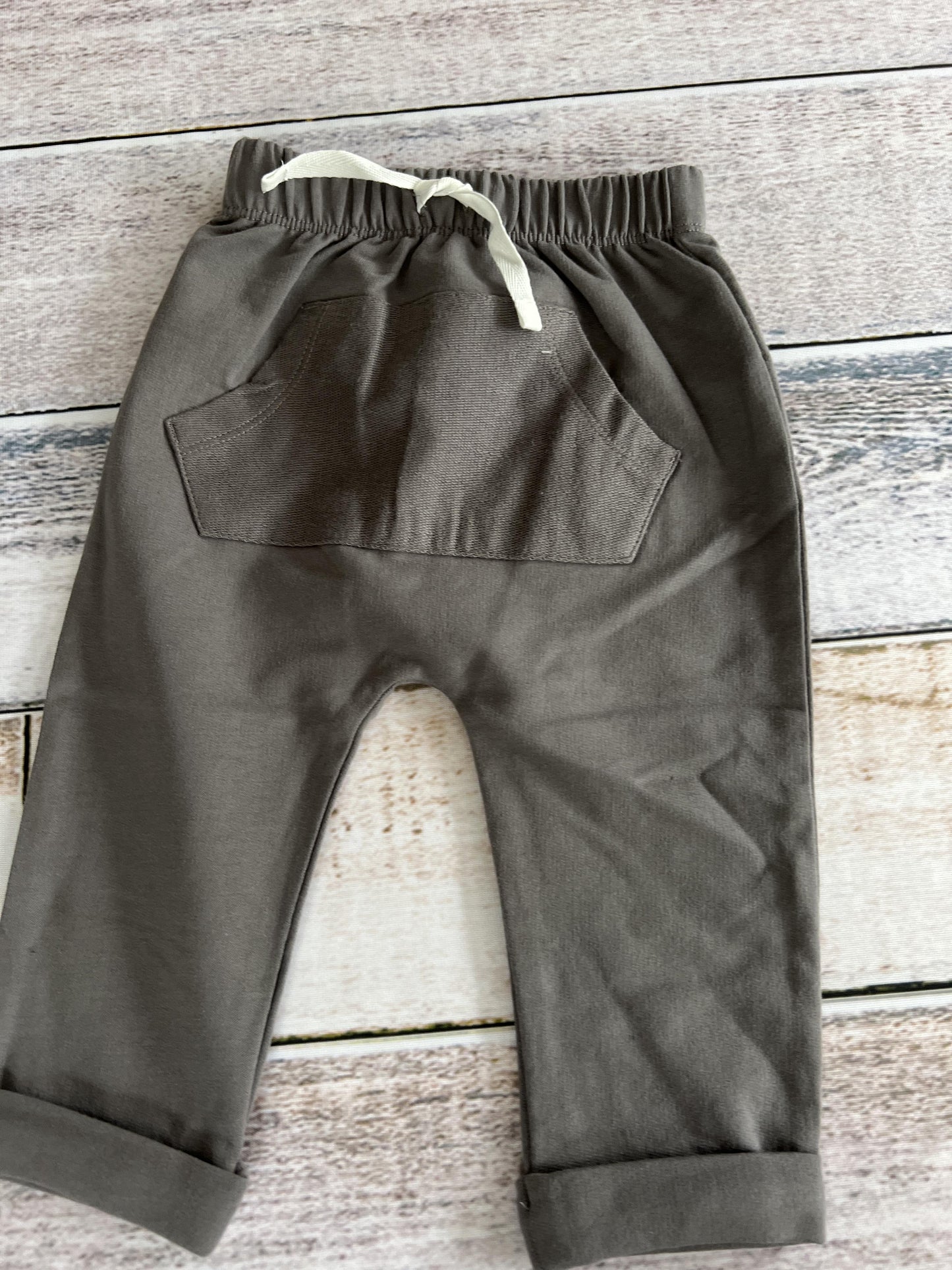 Mac and Moon Unisex Grey Pants Size: 12 months Grey