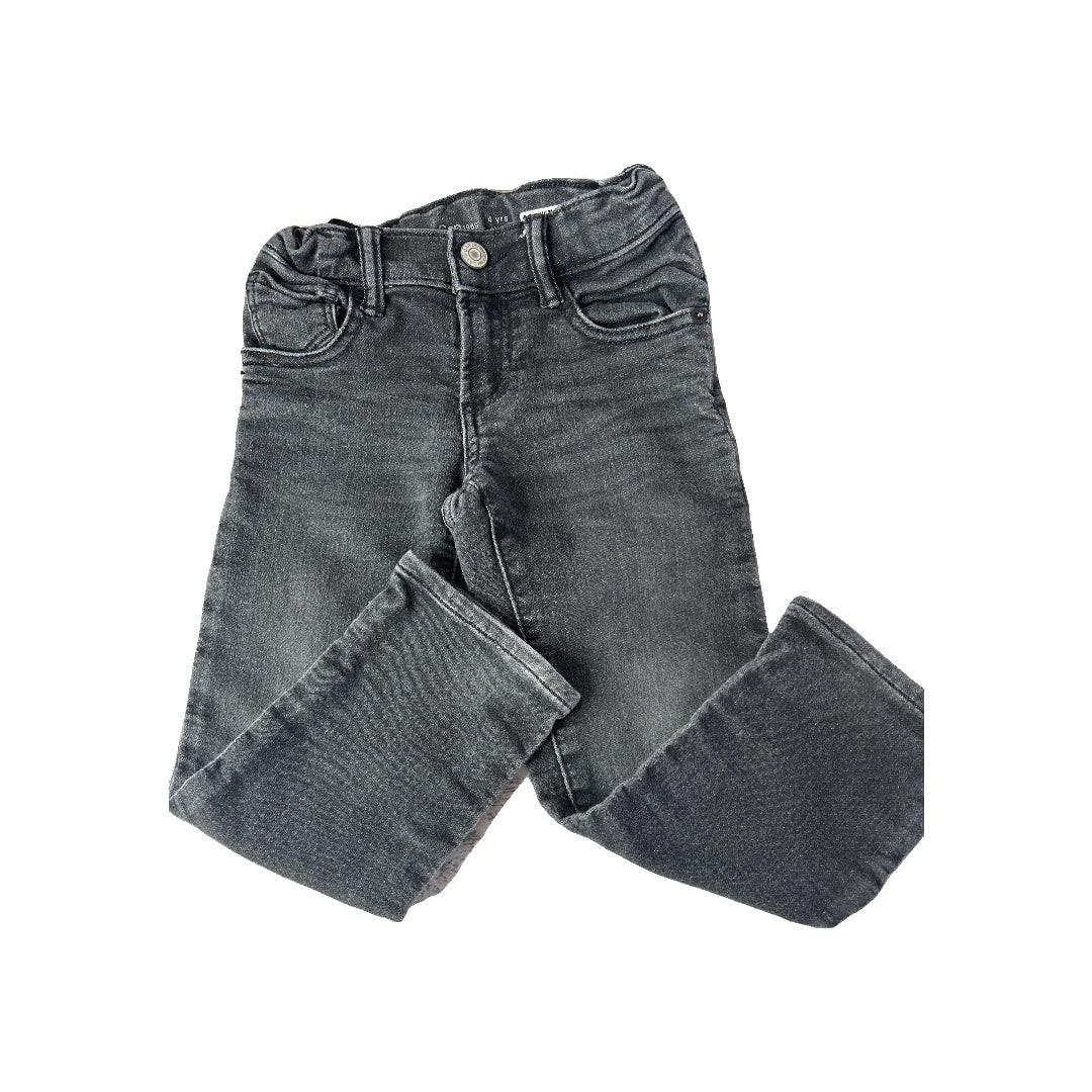 Unisex Grey Jeans Size: 4T Grey