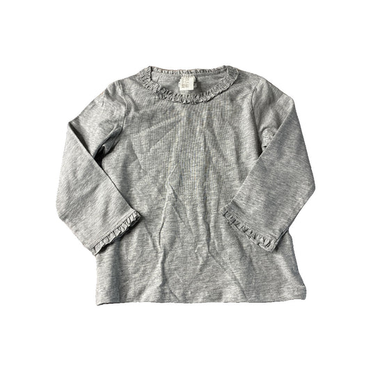 H&M Unisex Grey Shirt Size: 2 years Grey