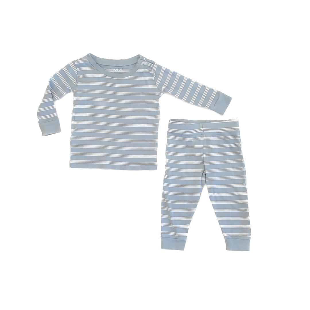 Lake Boys Grey 2-piece Pajamas Size: 18-24 Months Grey