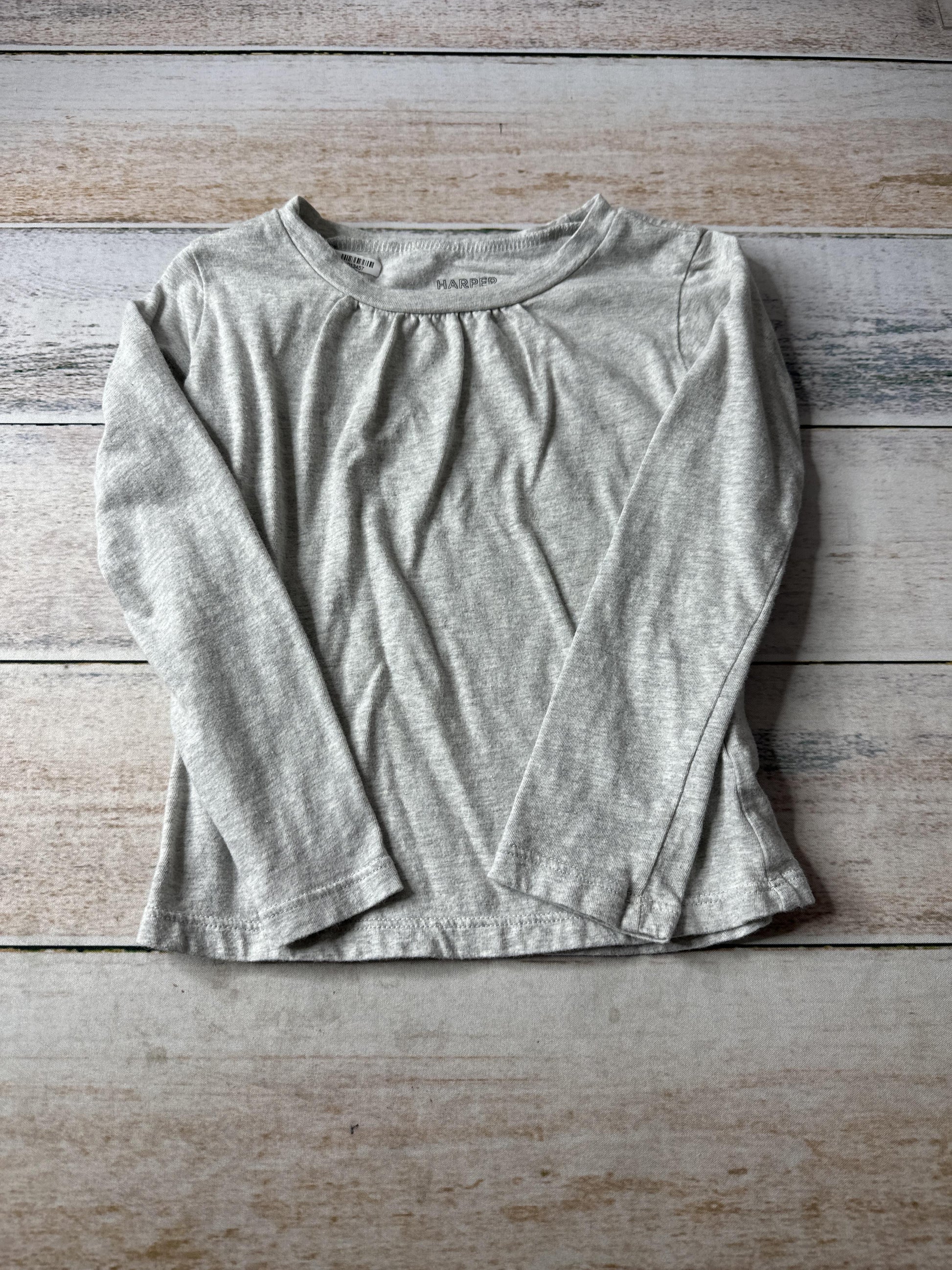 Harper Canyon Girls Grey Long Sleeve Shirt Size: 3T Grey