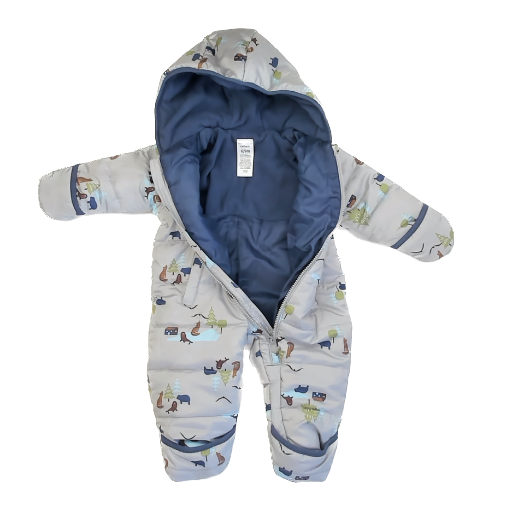 Carter's Boys Grey Bunting Size: 6-9 Months Grey