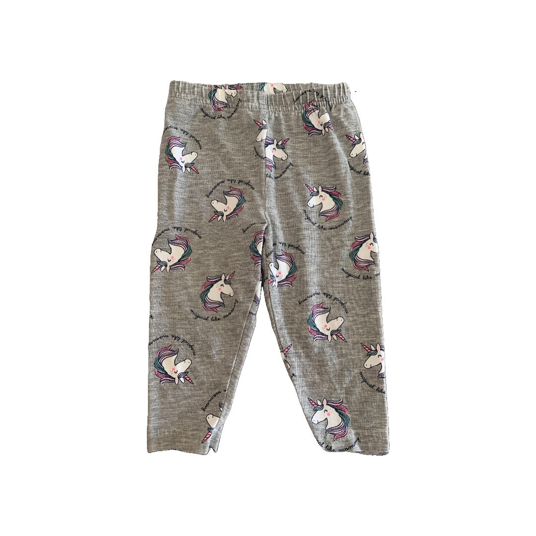 Carters Girls Grey Pants Size: 9 months Grey