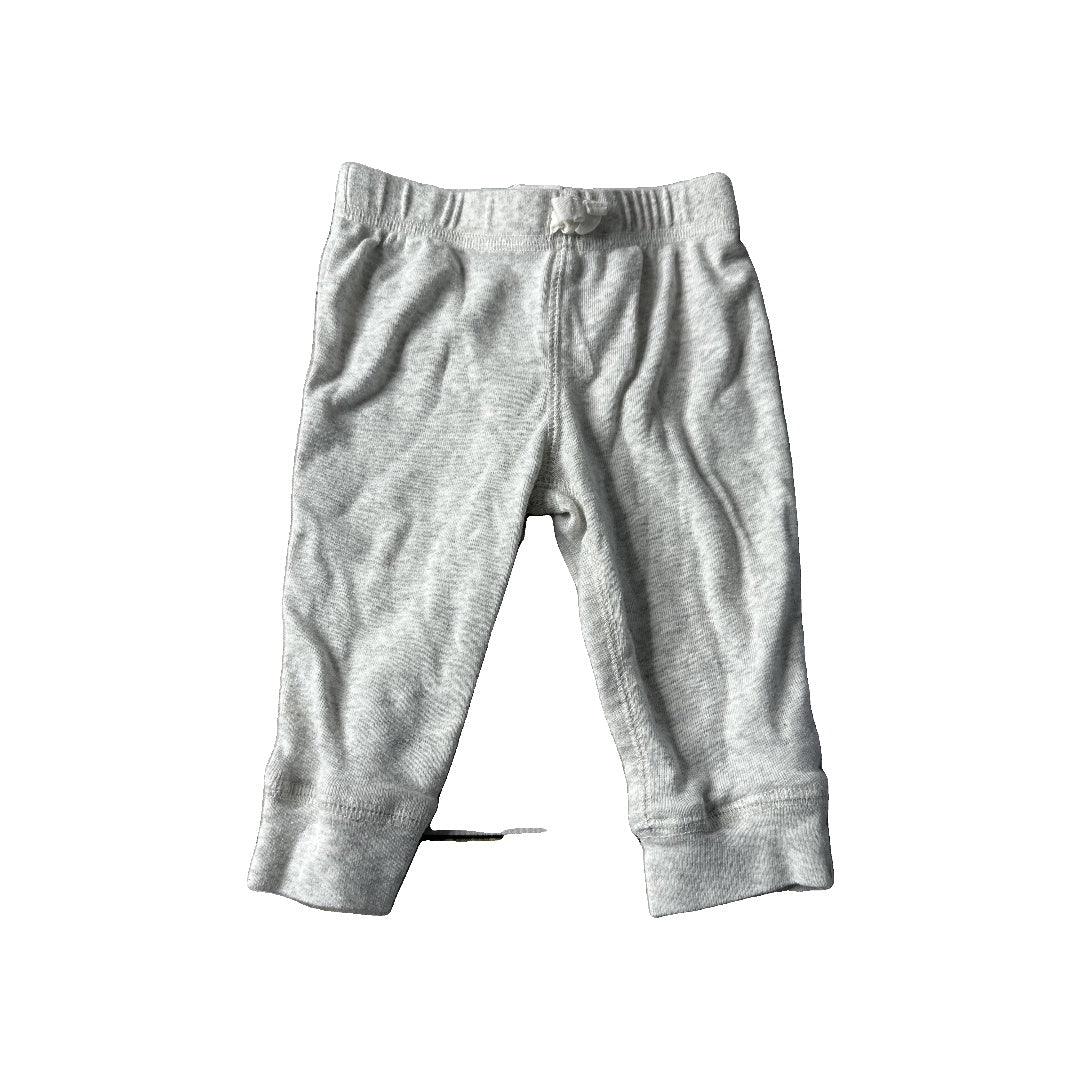 Carters Unisex Grey Pants Size: 6 months Grey