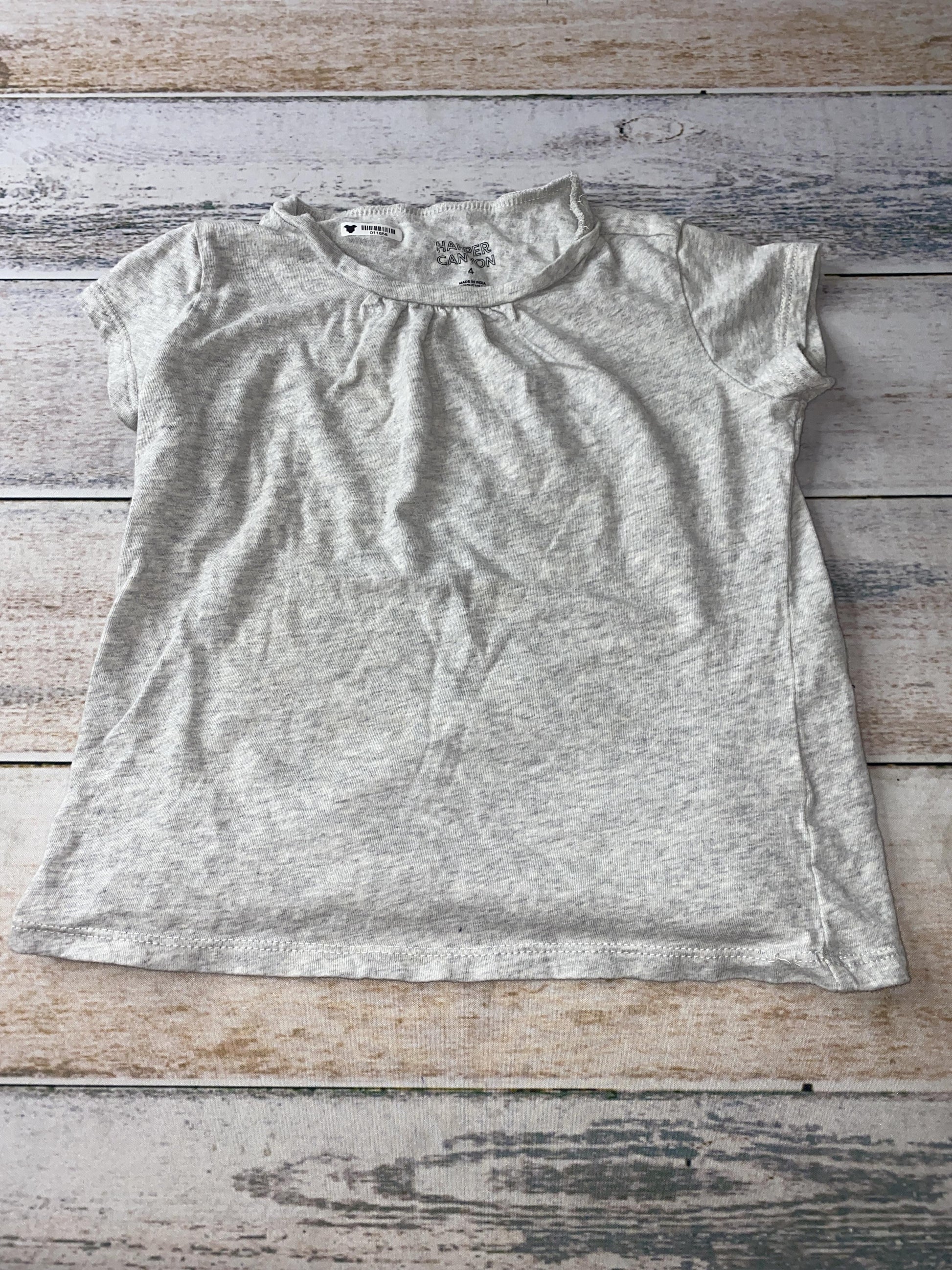 Harper Canyon Girls Grey T-Shirt Size: 4T Grey