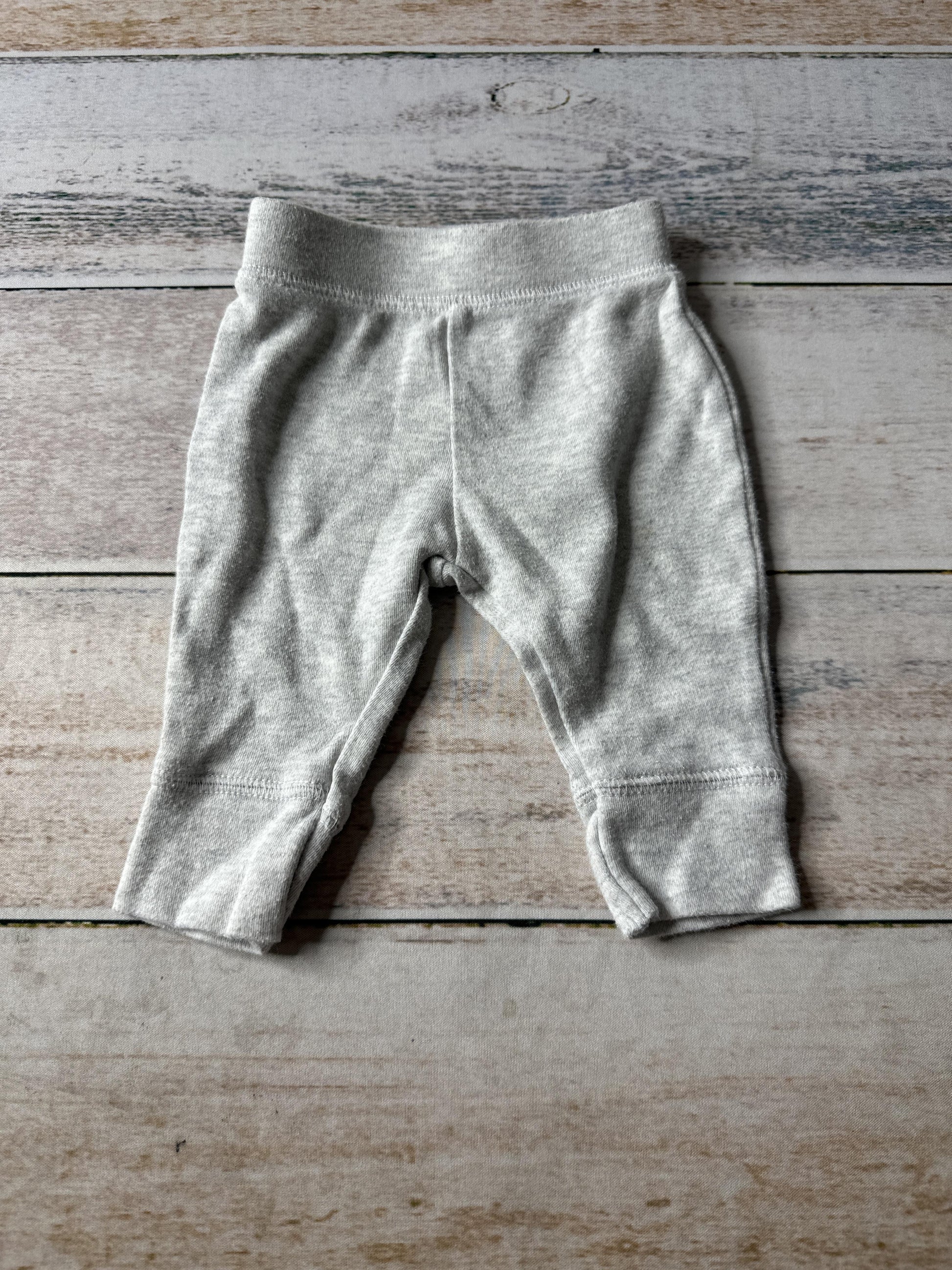 Unisex Grey Pants Size: Newborn Grey