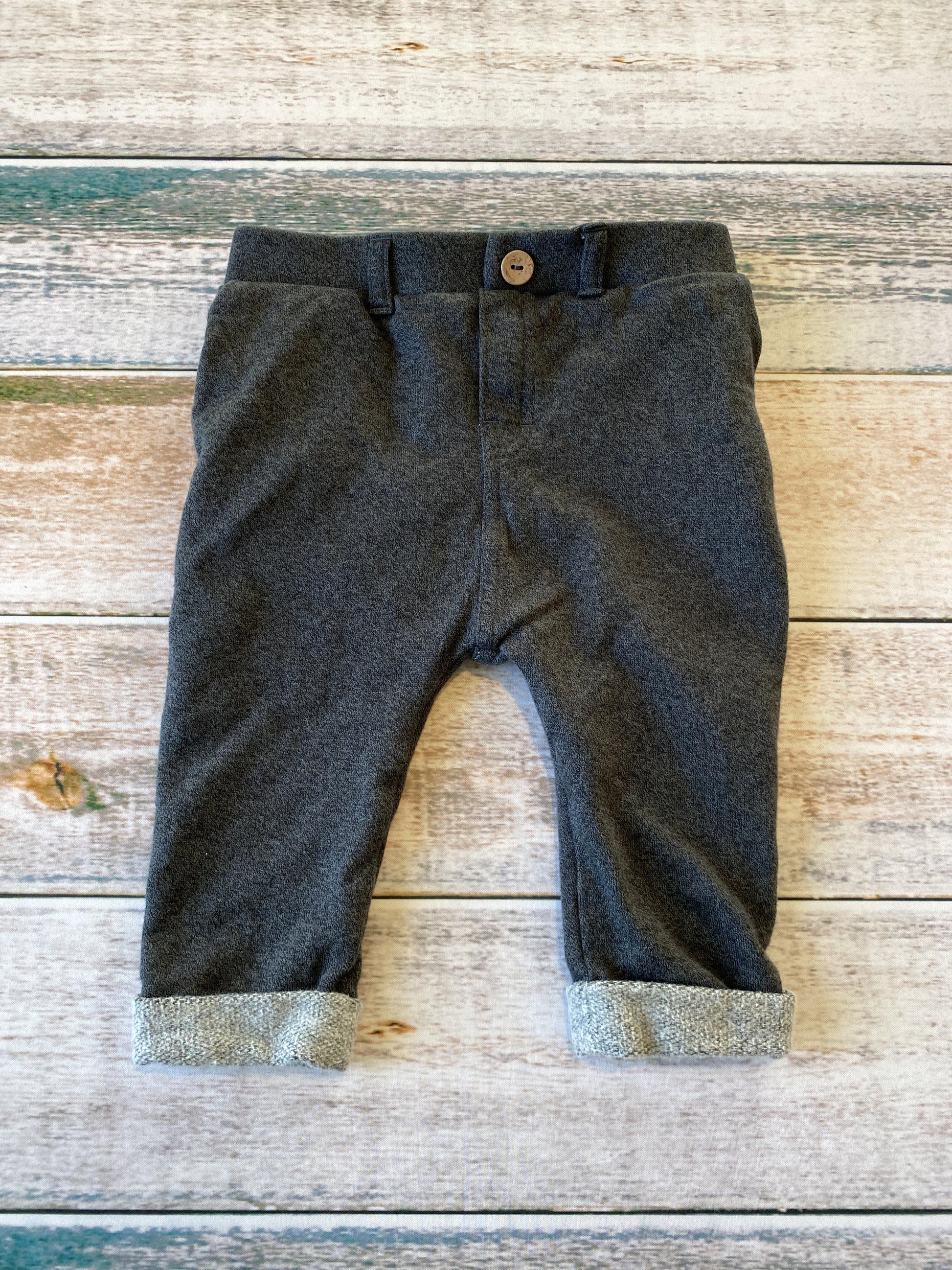 H&M Unisex Grey Pants Size: 9-12 Months Grey