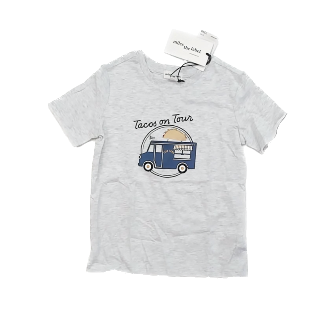 Miles the Label Boys Grey T-Shirt Size: 5T Grey
