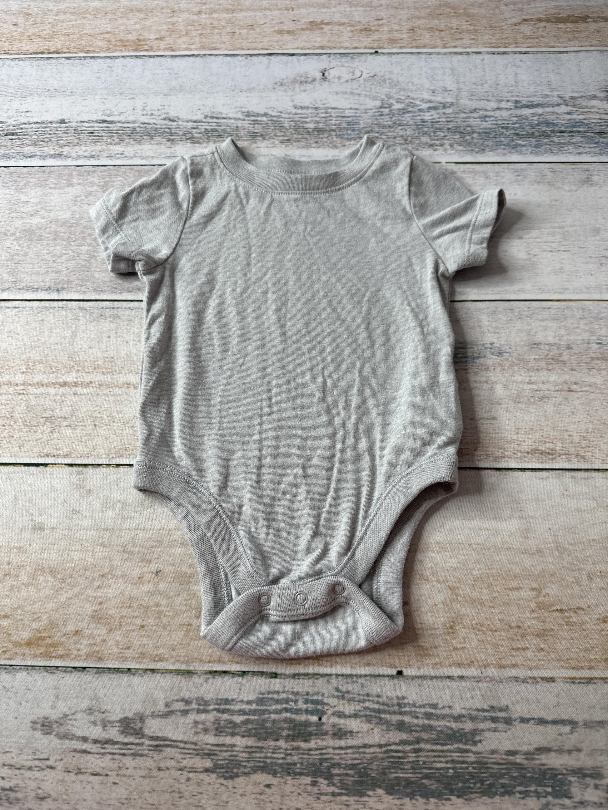 Old Navy Boys Grey Onesie Size: 3-6 months Grey