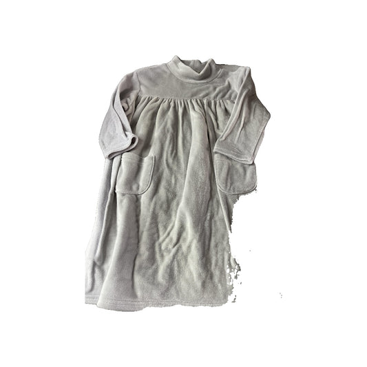 Poisson Girls Grey Dress Size: 5 Grey