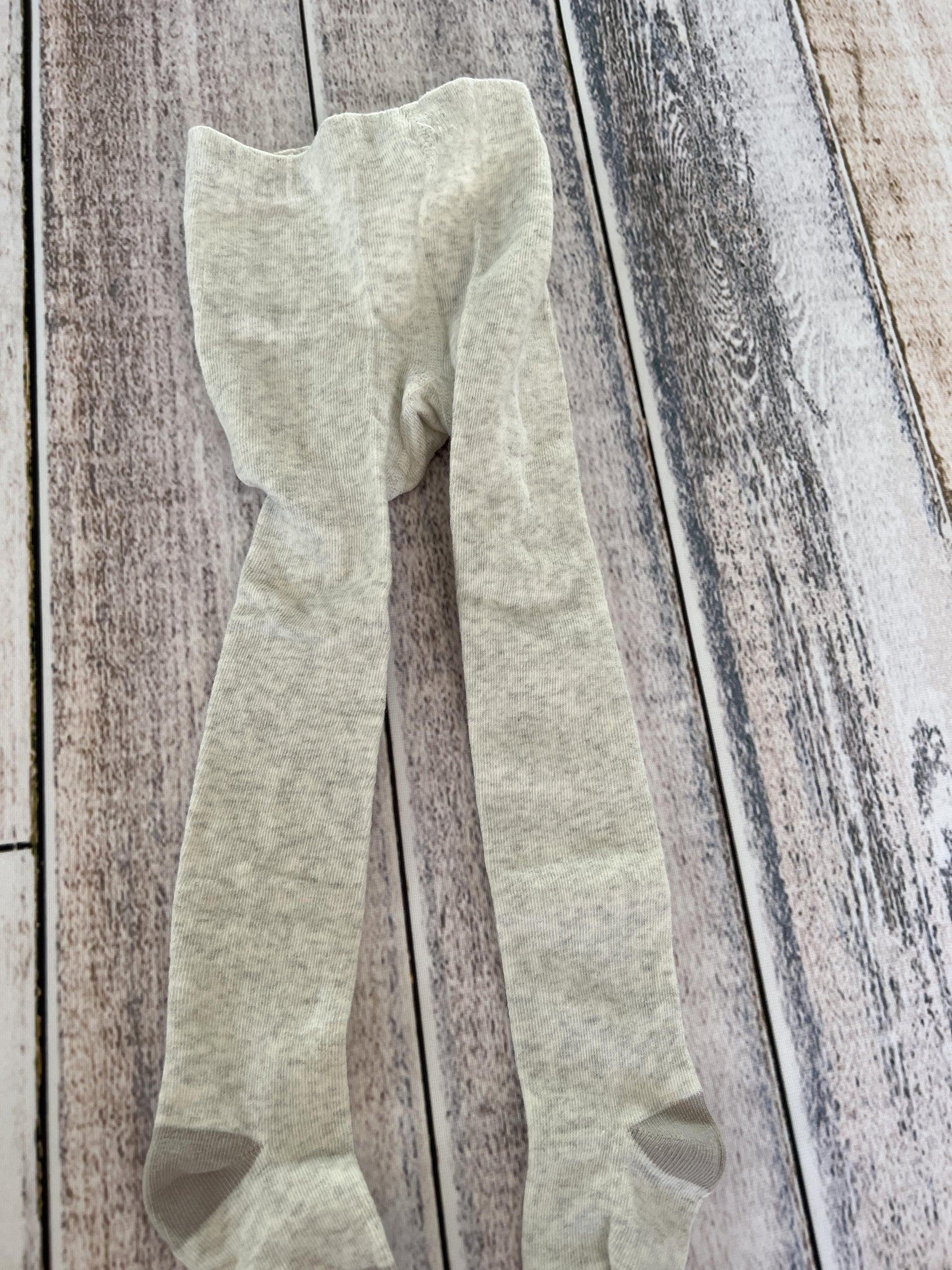 Oliver & Rain Girls Grey Leggings Size: 6-12 months Grey