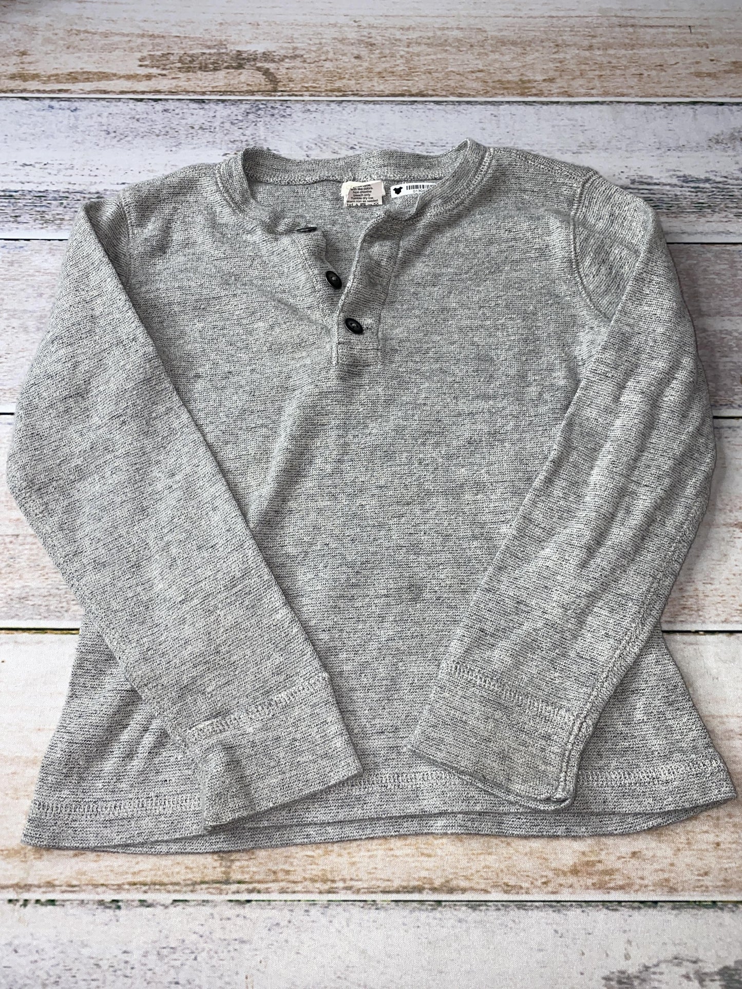 Crew Cuts Boys Grey Long Sleeve Shirt Size: 4-5 Years Grey