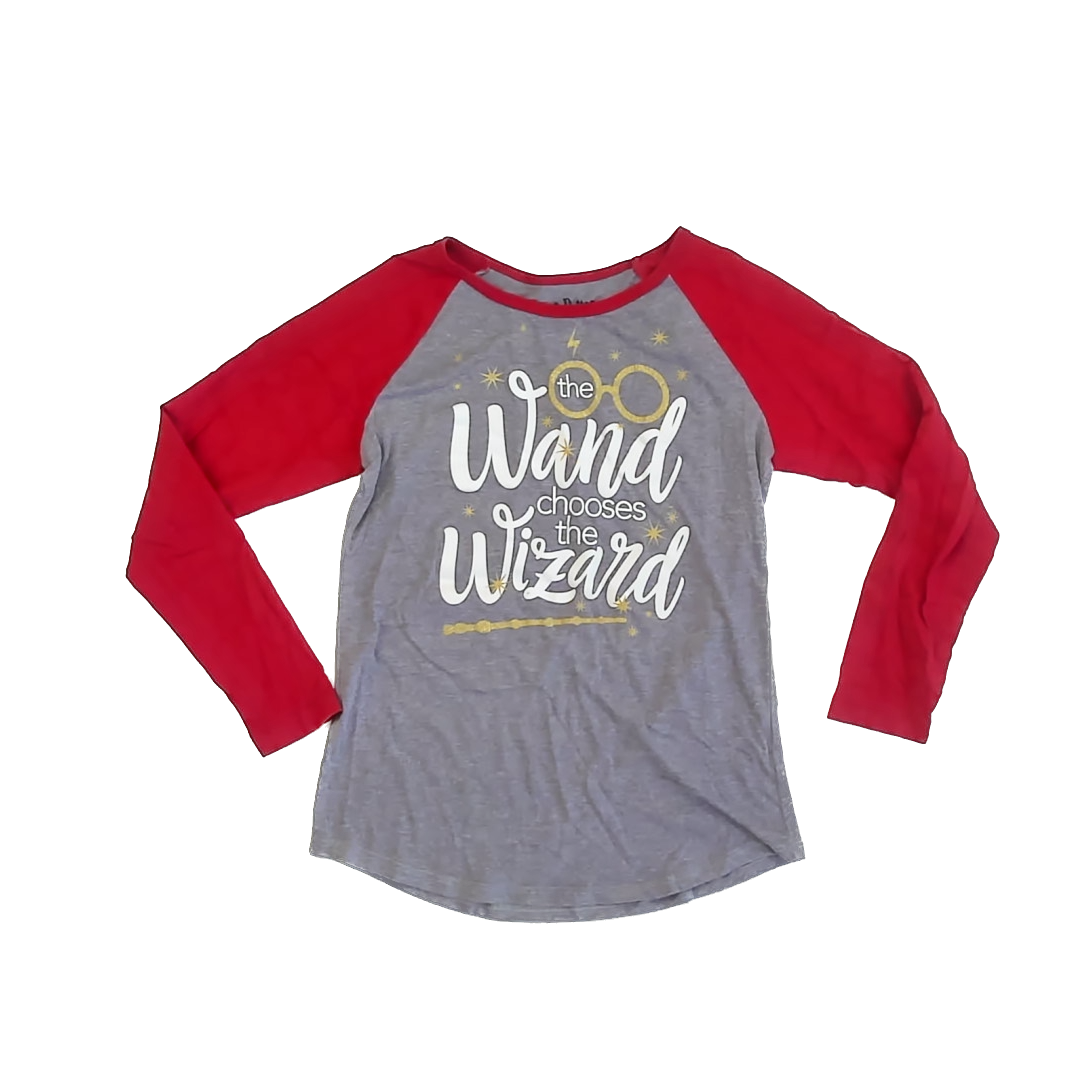 Harry Potter Unisex Grey Long Sleeve T-Shirt Size: 10-12 Years Grey