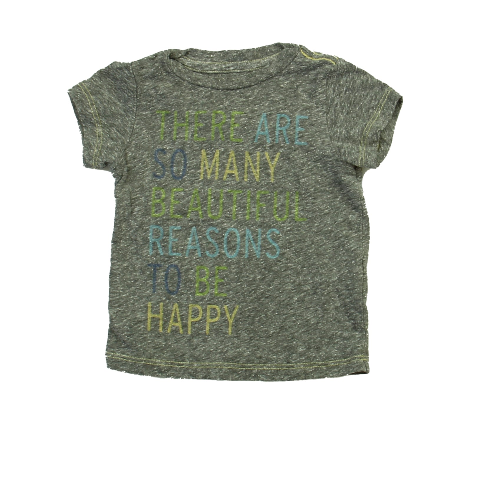 Peek Boys Grey T-Shirt Size: 6-12 Months Grey