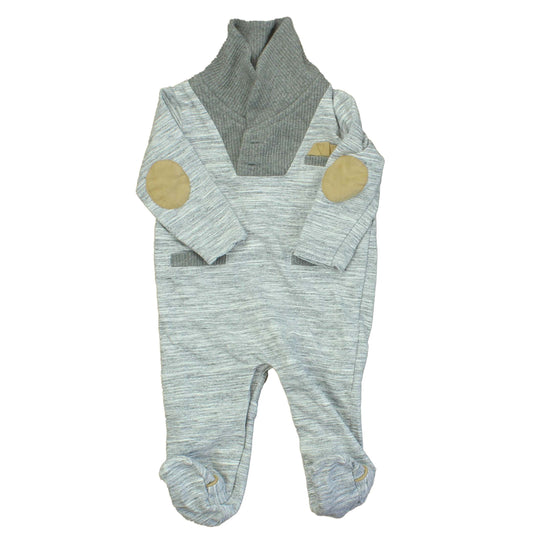 Miniclassix Boys Grey Long Sleeve Outfit Size: 9 Months Grey