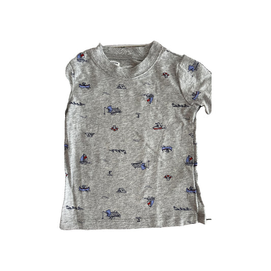 Carters Unisex Grey T-Shirt Size: 24 months Grey