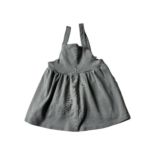Colored Organics Girls Grey Overalls Size: 12-18 months Grey