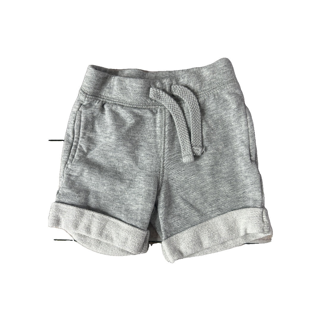 Unisex Grey Shorts Size: 3-6 months Grey