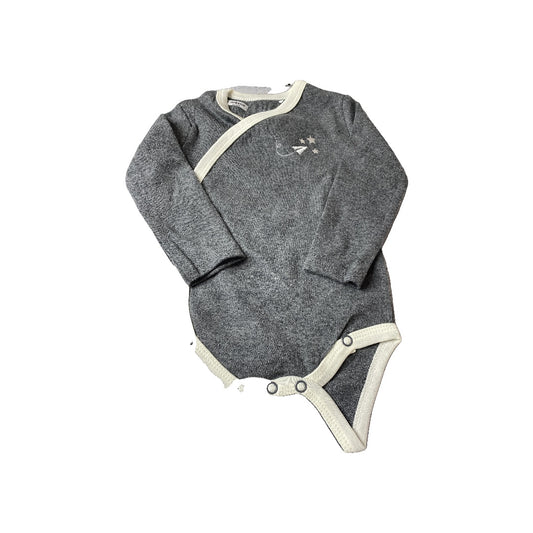 asher and olivia Unisex Grey Onesie Size: 6 months Grey