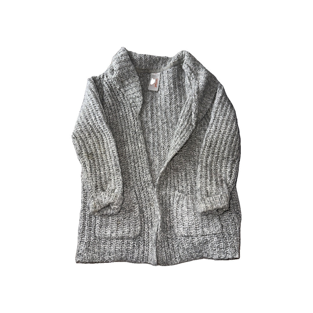 Cat & Jack Girls Grey Sweater Size: 3T Grey