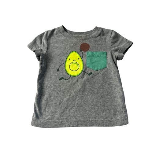 Cat & Jack Boys Grey T-Shirt Size: 12 months Grey