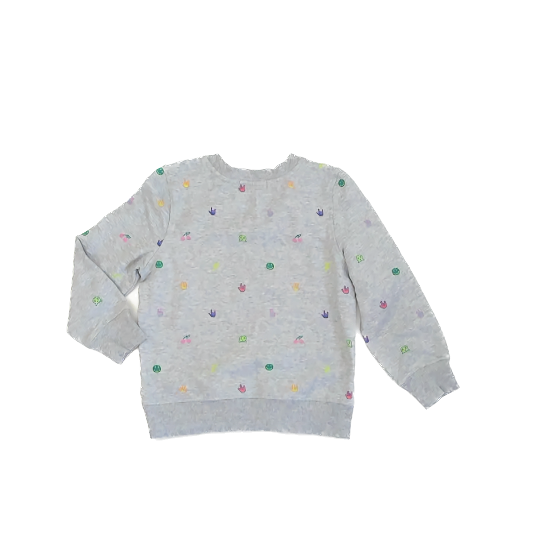 Rockets Of Awesome Girls Grey Sweatshirt Size: 6 years Grey