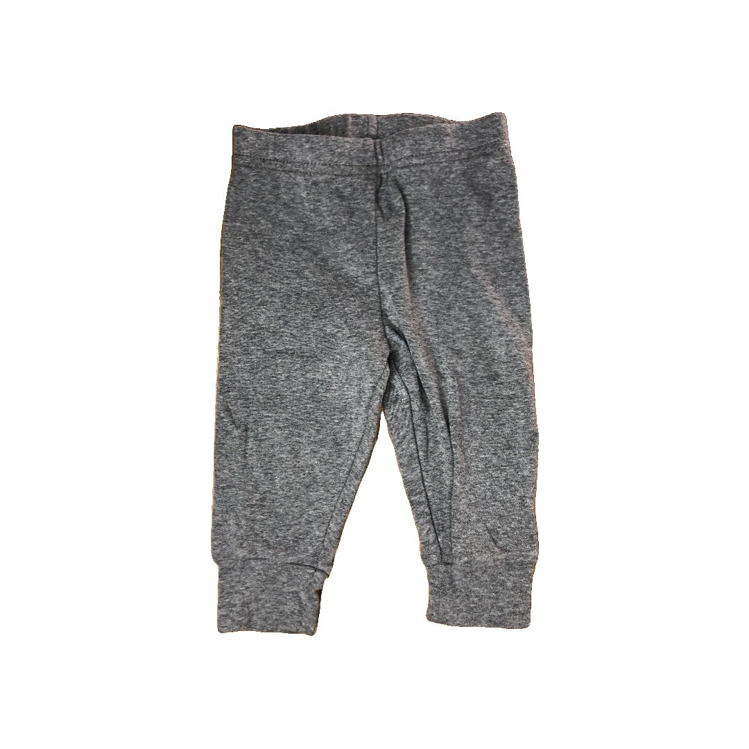 Carters Unisex Grey Pants Size: 6-9 months Grey