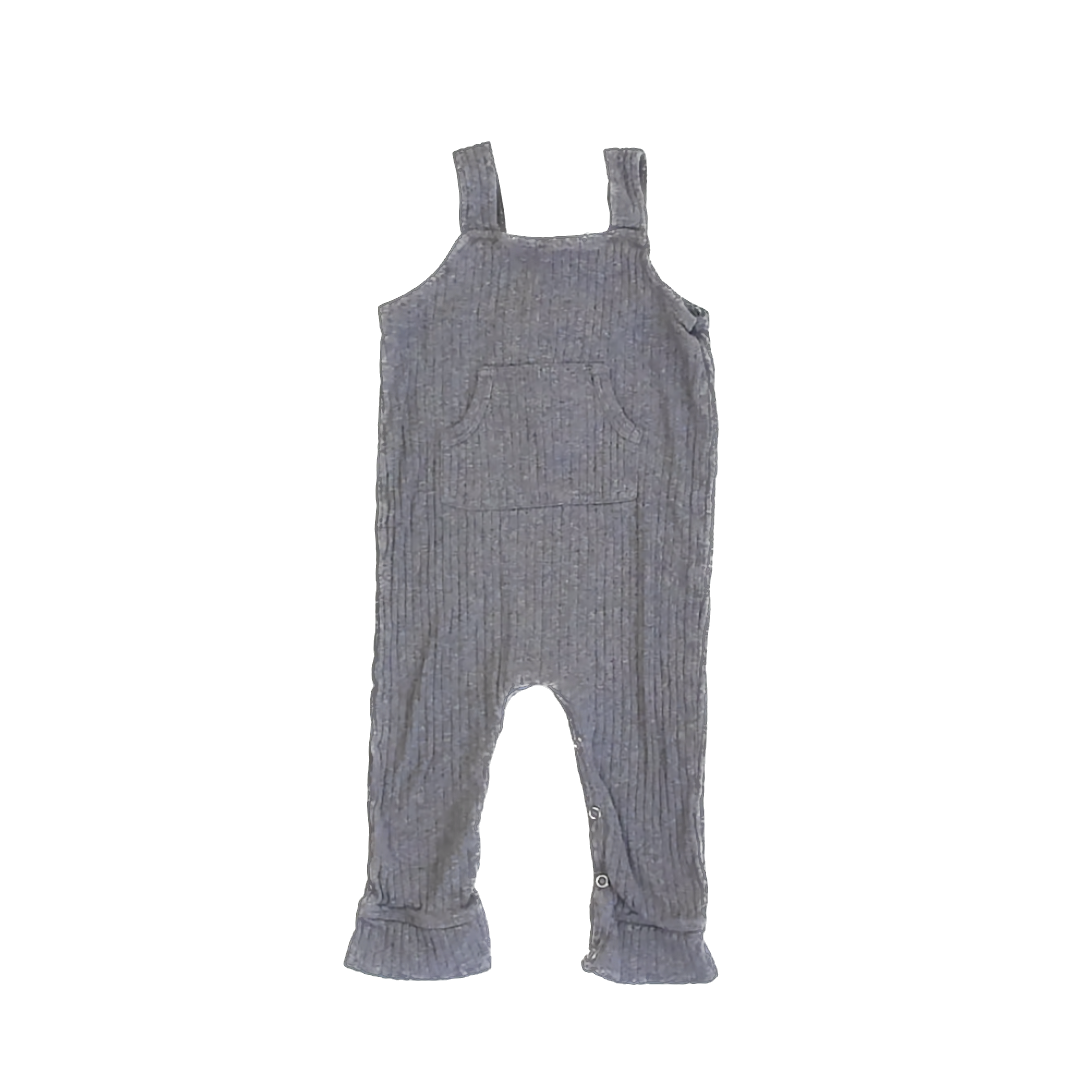 Kate Quinn Unisex Grey Overalls Size: 18-24 Months Grey