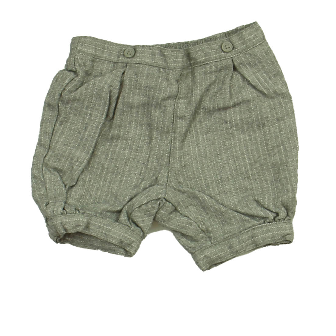 Janie and Jack Boys Grey Shorts Size: 0-3 Months Grey