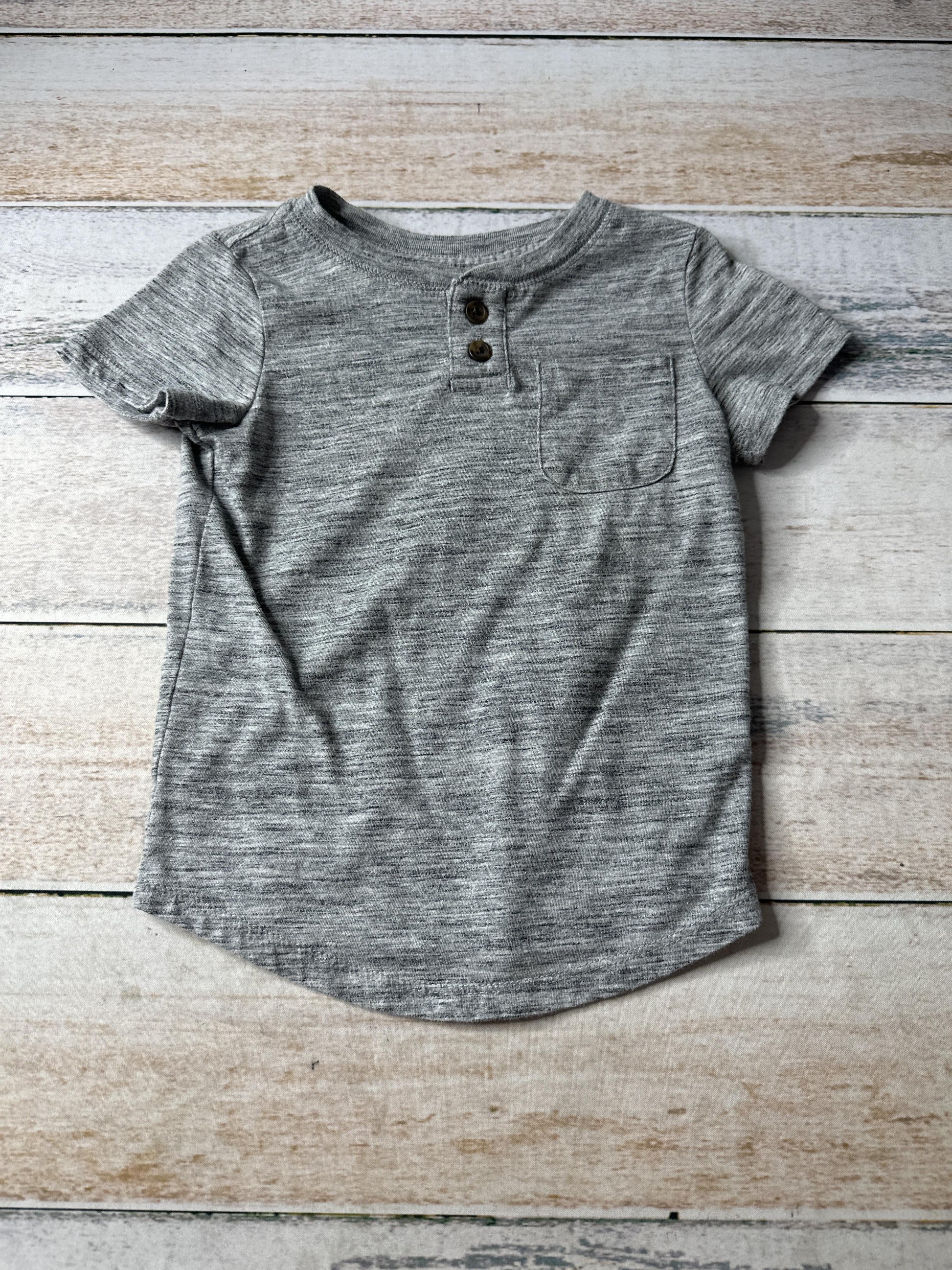 Cat and Jack Unisex Grey T-Shirt Size: 2T Grey
