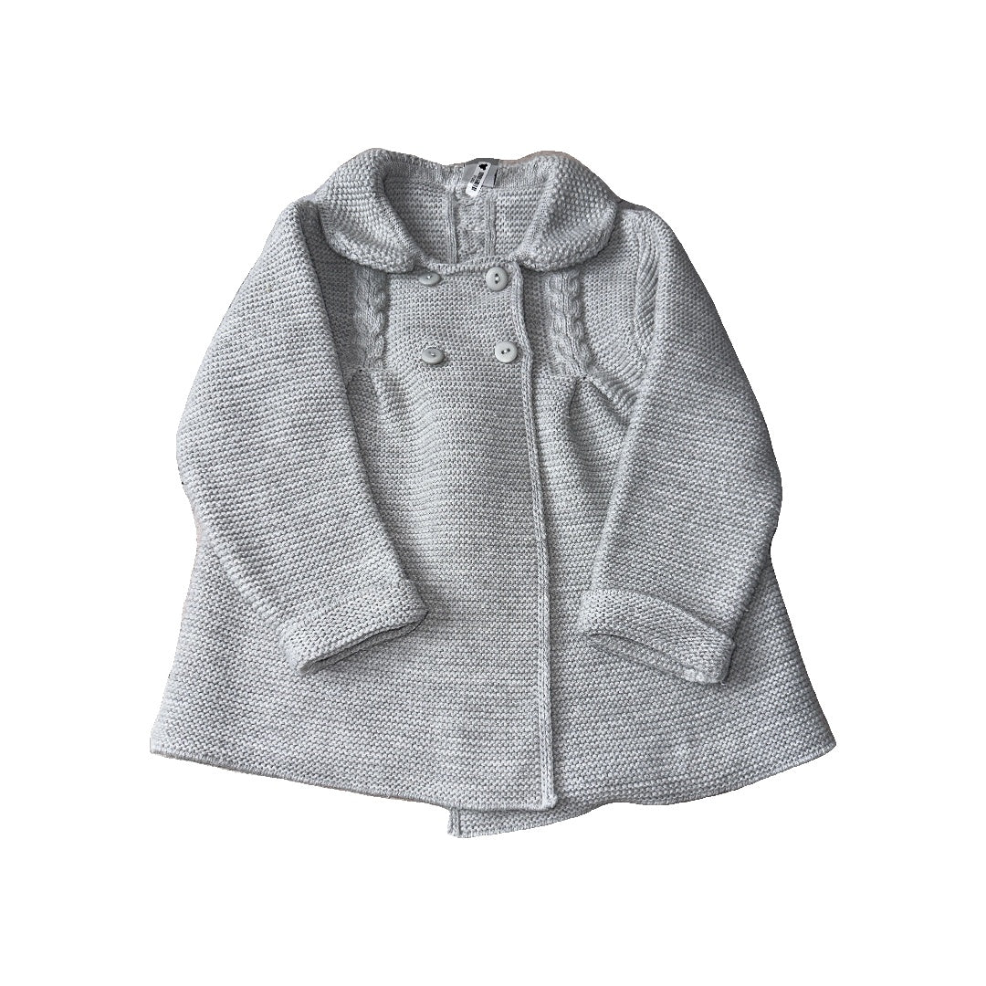 Girls Grey Sweater Size: 2-3 Years Grey