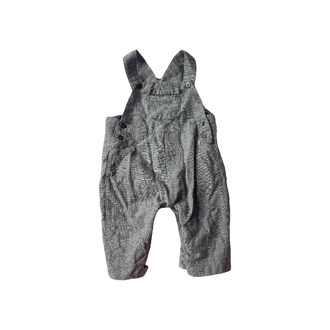 FAO Boys Grey Overalls Size: 6 months Grey