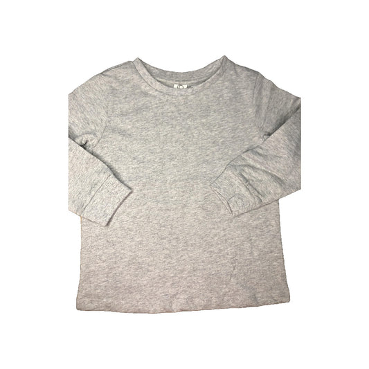 Colored Organics Unisex Grey Long Sleeve T-Shirt Size: 2T Grey