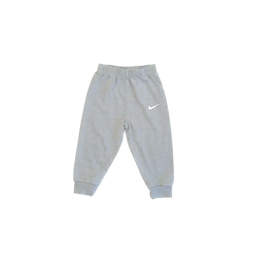 Nike Boys Grey Casual Pants Size: 18 Months Grey