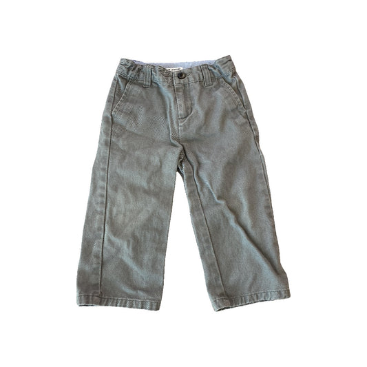 Janie and Jack Boys Grey Pants Size: 18-24 months Grey