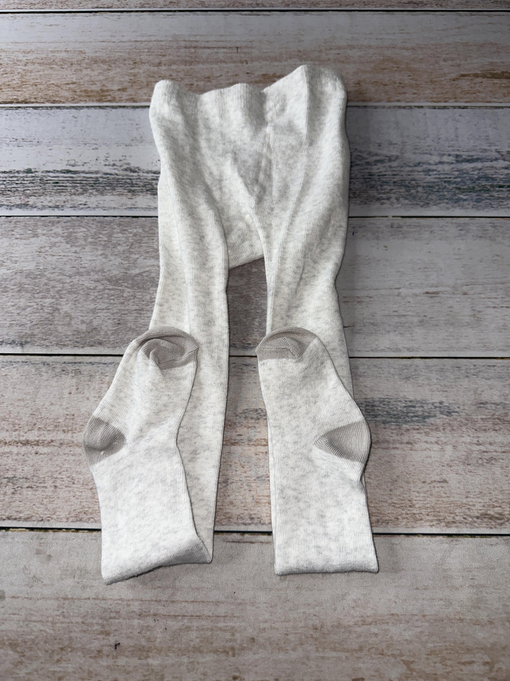 Oliver & Rain Girls Grey Leggings Size: 12-24 months Grey