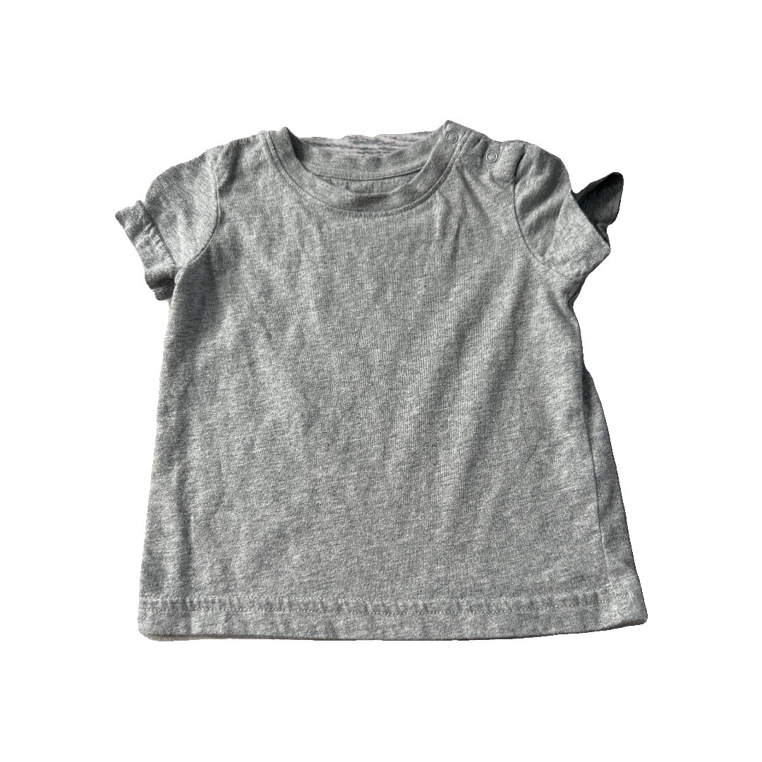 Primary Boys Grey T-Shirt Size: 6-12 months Grey