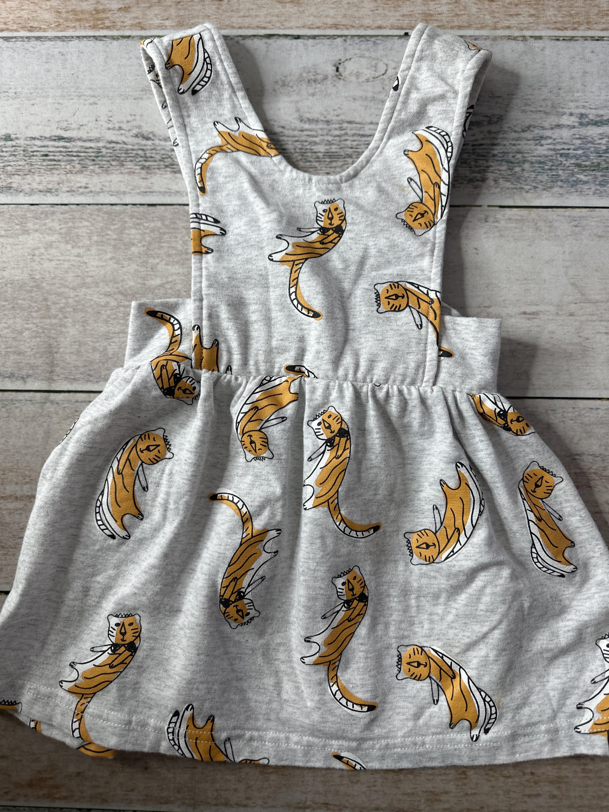 SOOK Girls Grey Dress Size: 24 months Grey