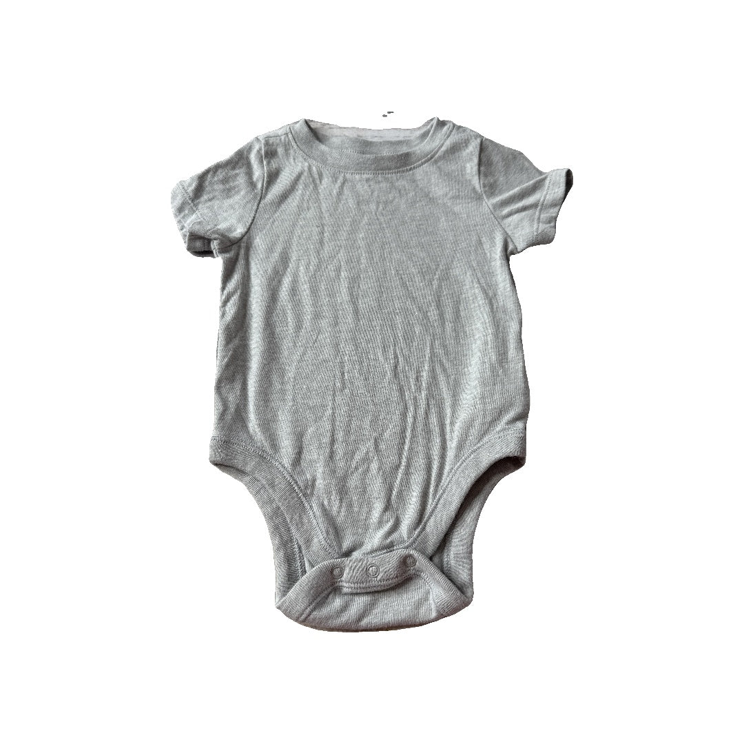 Old Navy Boys Grey Onesie Size: 3-6 months Grey