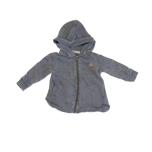 Bobo Choses Boys Grey Hoodie Size: 18-24 Months Grey