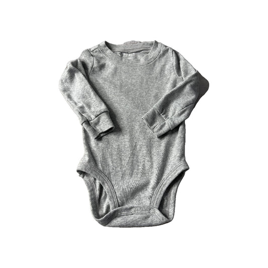 Carters Unisex Grey Onesie Size: 18 months Grey