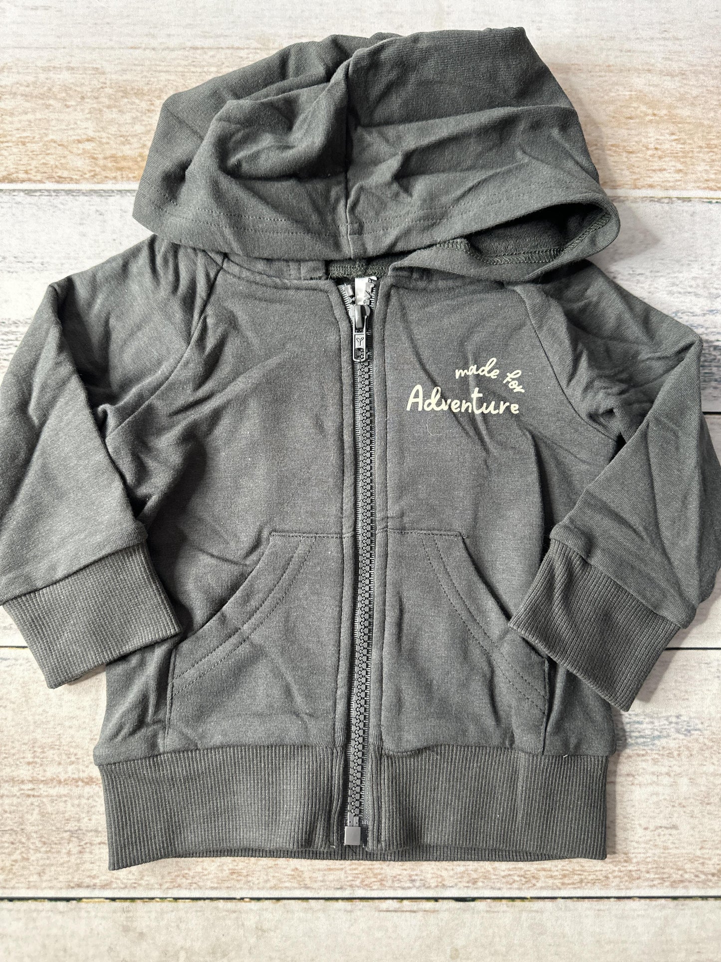 BabySprouts co Unisex Grey Hoodie Size: 6-12 months Grey