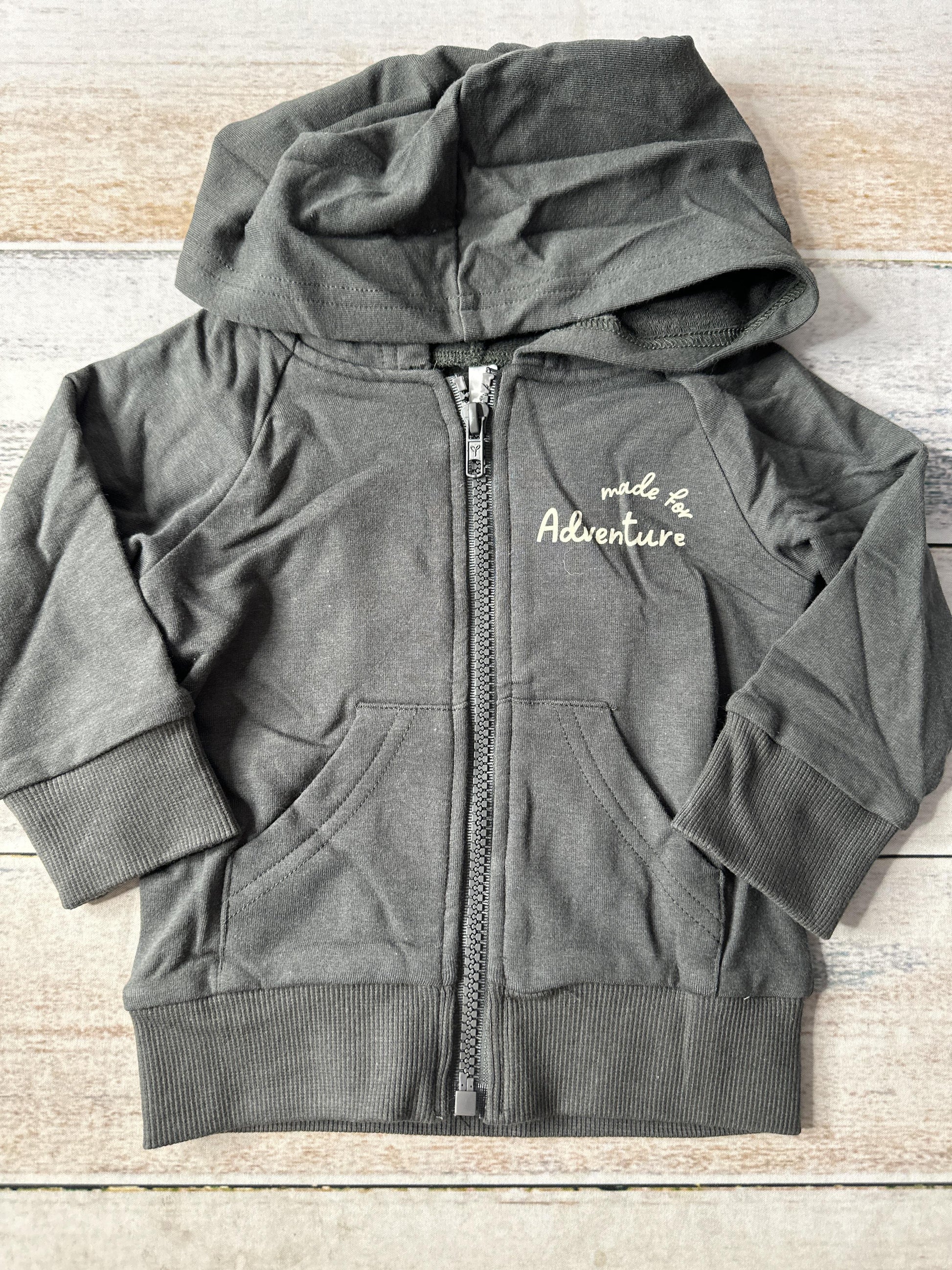 BabySprouts co Unisex Grey Hoodie Size: 6-12 months Grey