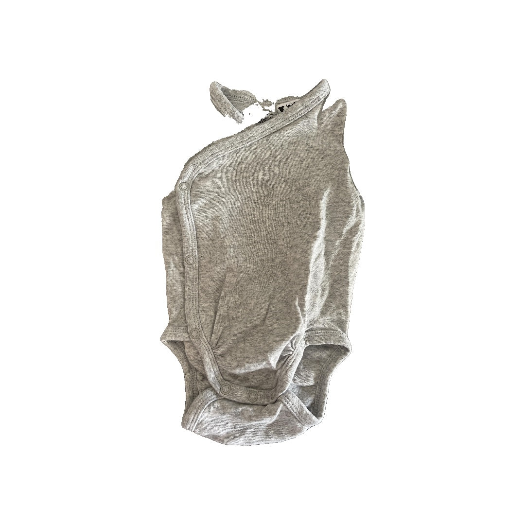H&M Unisex Grey Onesie Size: 6 months Grey